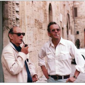 IB with Bob Silvers, Montepulciano, Italy, 1976